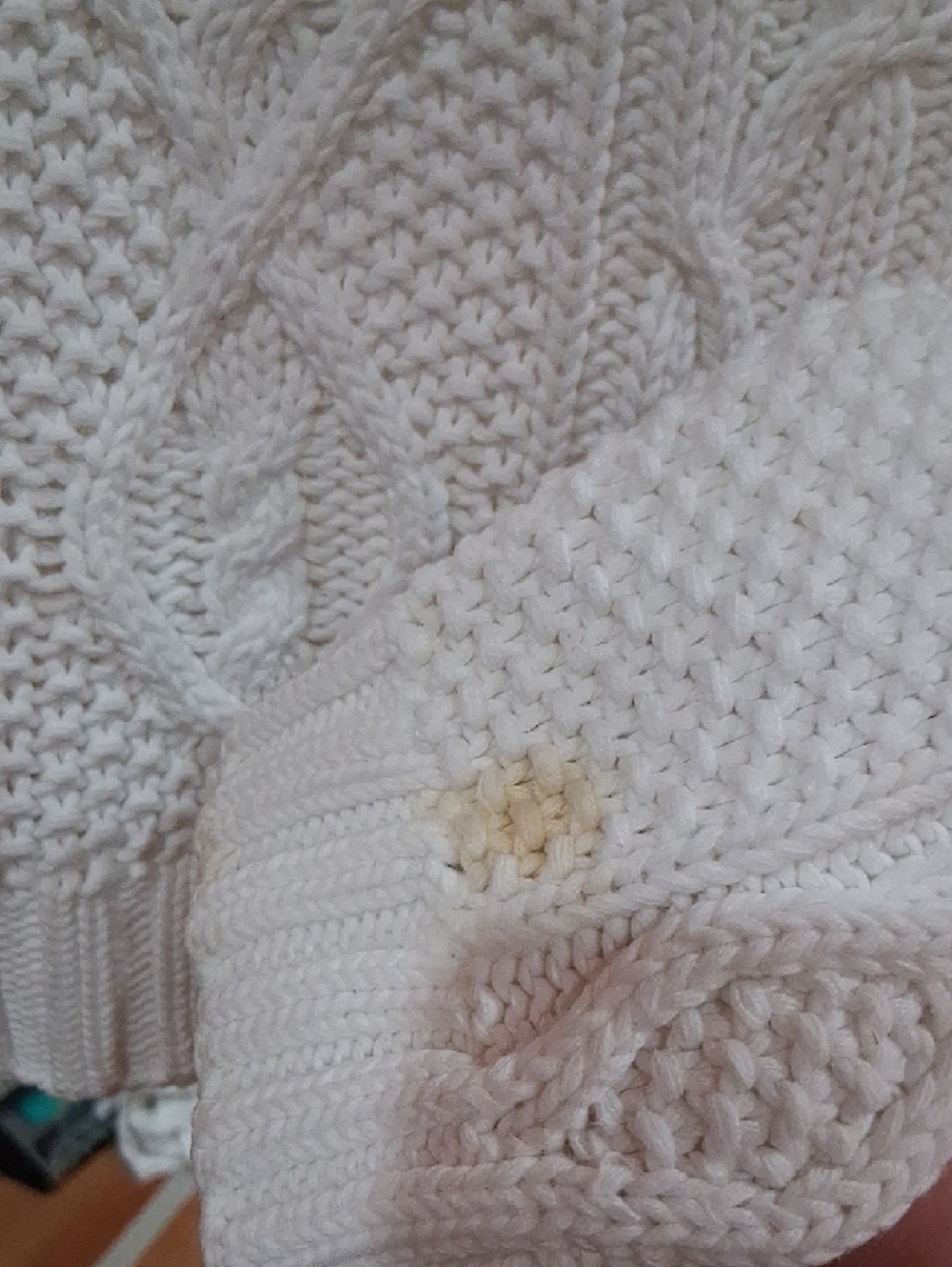 Lauren Ralph Lauren Cream Cable-Knit Cardigan with Metal Toggle Fastenings - Picture 4 of 5